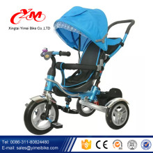 2016 nuevo modelo de cochecito de niño de triciclo / dónde comprar un triciclo para niños / moda bebé de tres ruedas con asiento girado